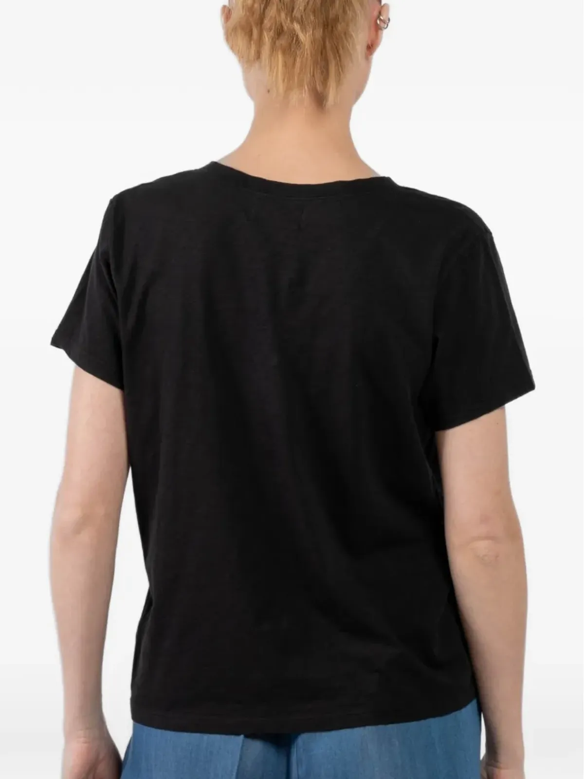 Velvet Ellie Vネック半袖Tシャツ - 画像3