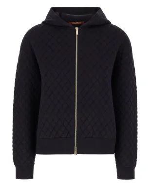Max Mara キルティングフード付きコート（ブルー） - サムネイル1