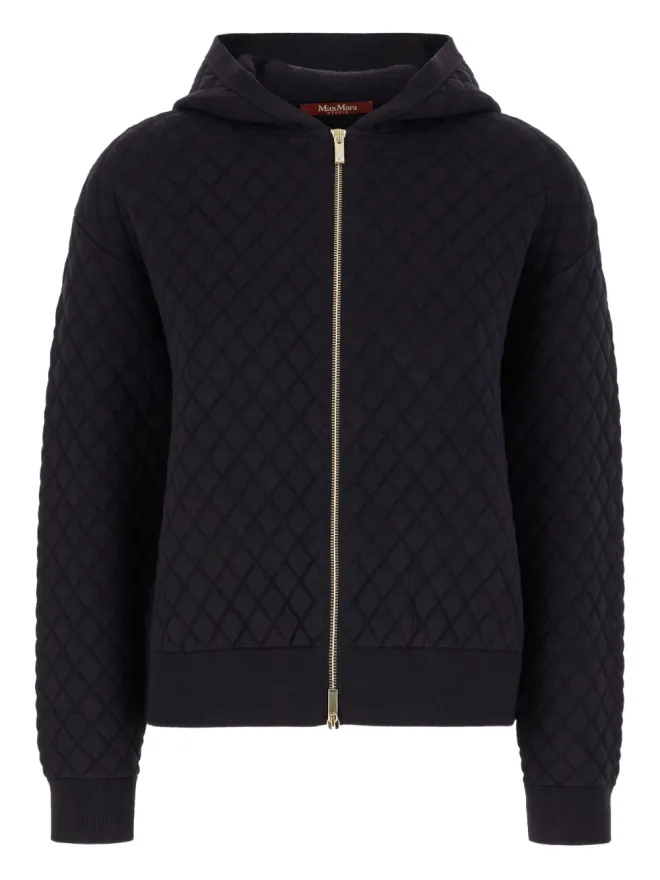Max Mara Max Mara キルティングフード付きコート（ブルー）の商品画像