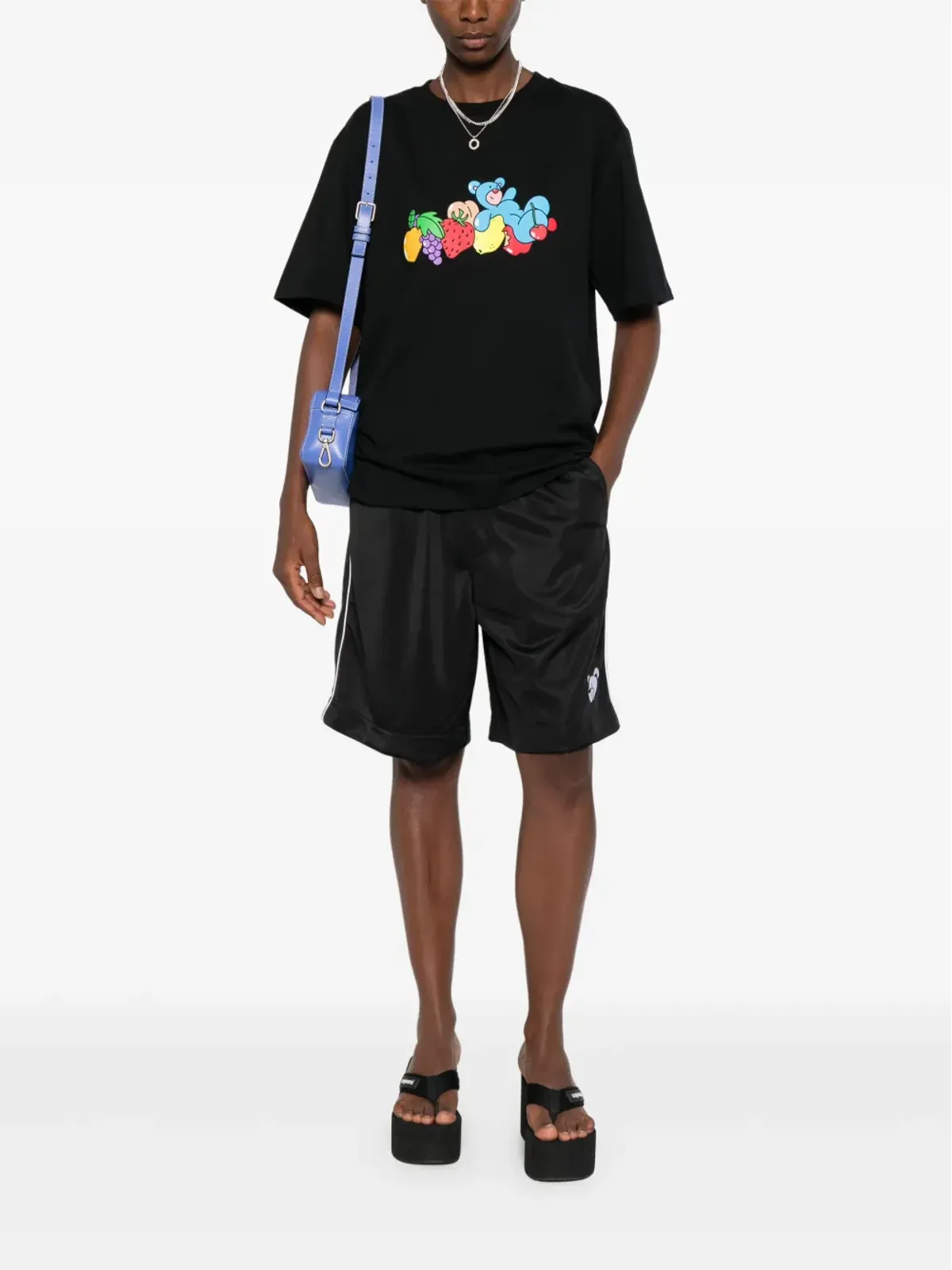 INBETWEENERS ロゴアップリケ トラックショーツ - 画像3
