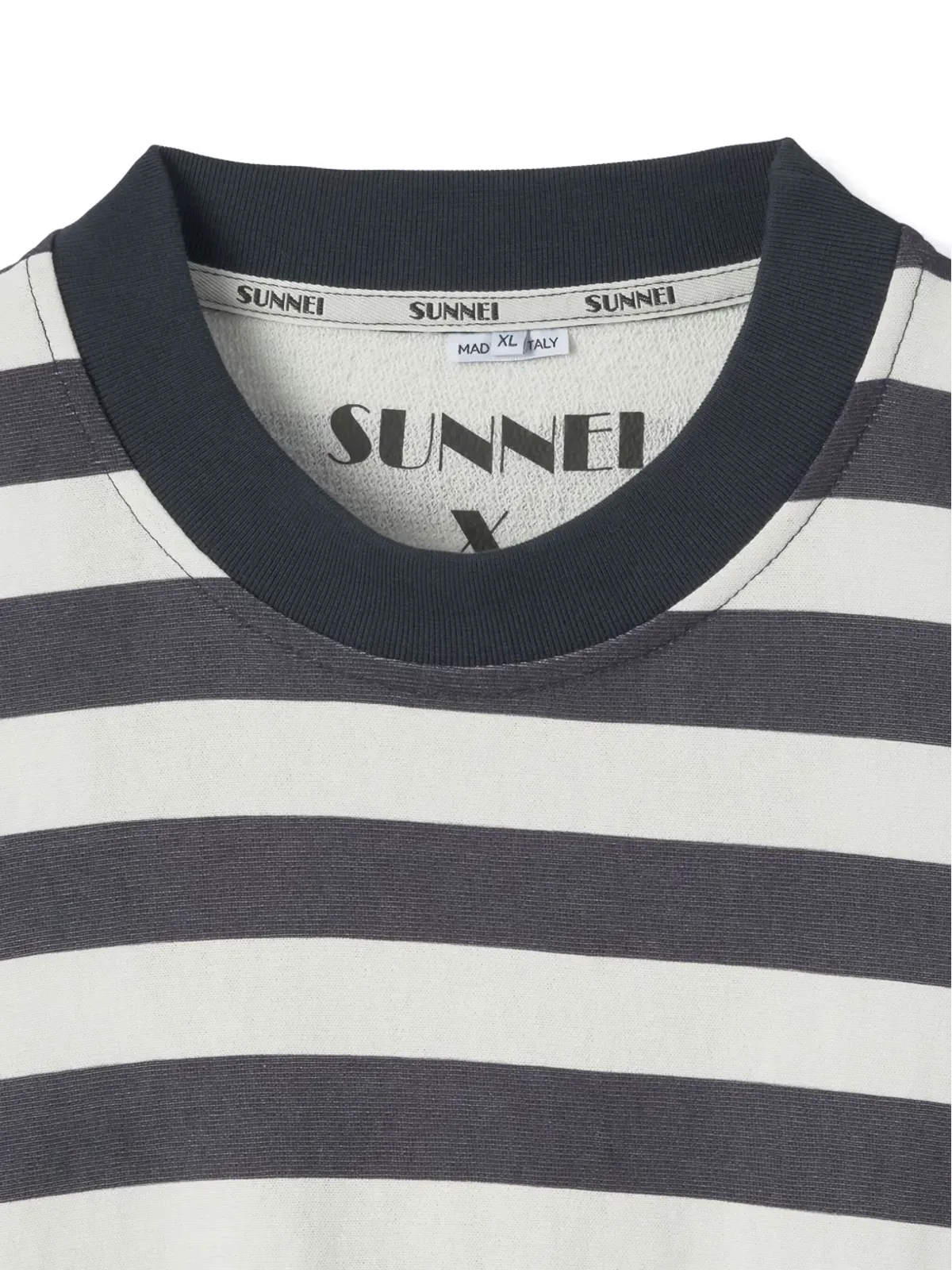 Sunnei x Biffi ストライプ クルーネック スウェットシャツ - Blue - 画像5