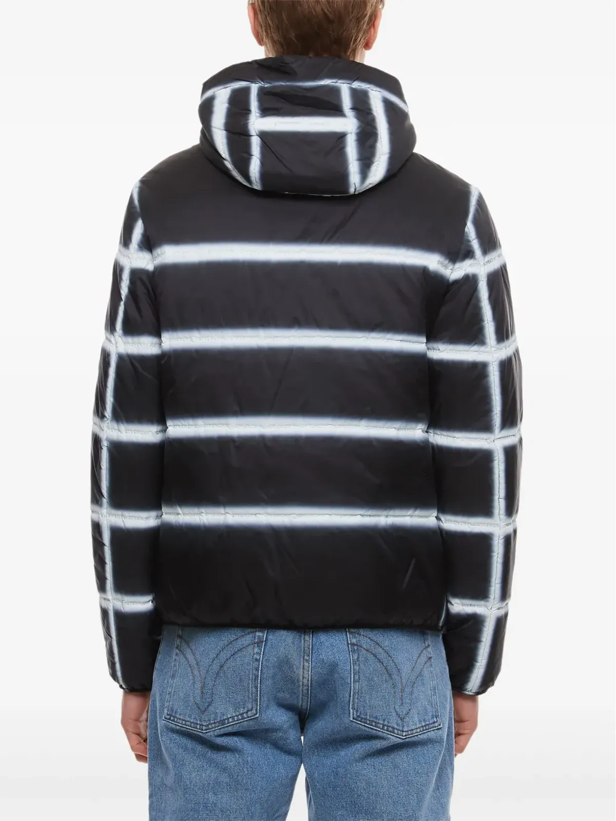 Givenchy フード付きストライプ柄ジャケット - 画像3