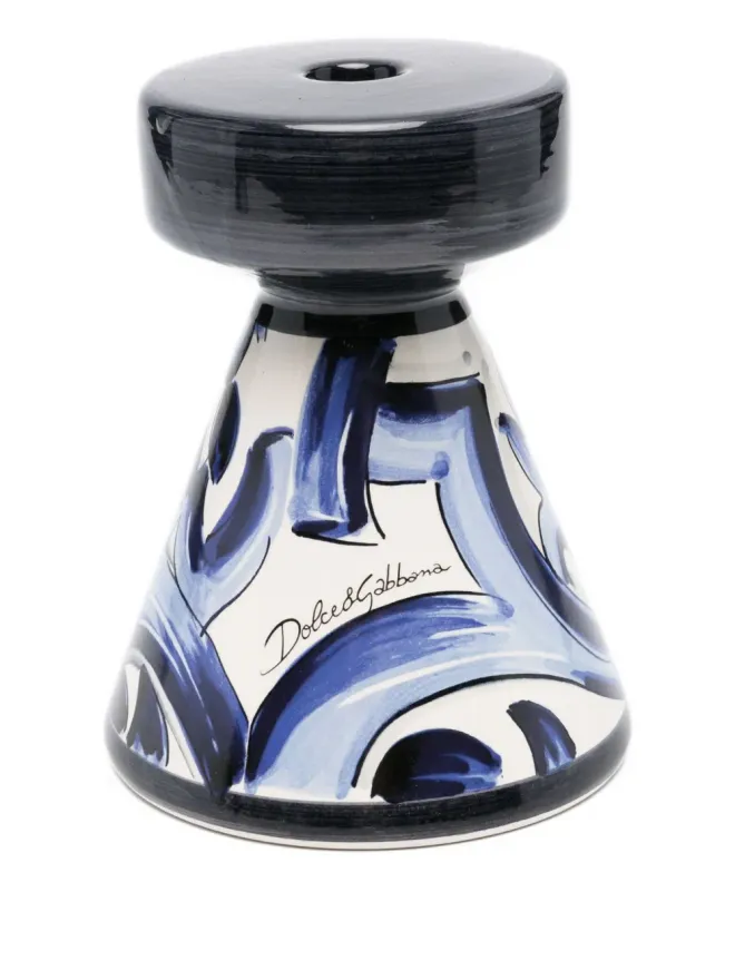 Dolce & Gabbana Dolce & Gabbana 小型セラミックキャンドルホルダーの商品画像