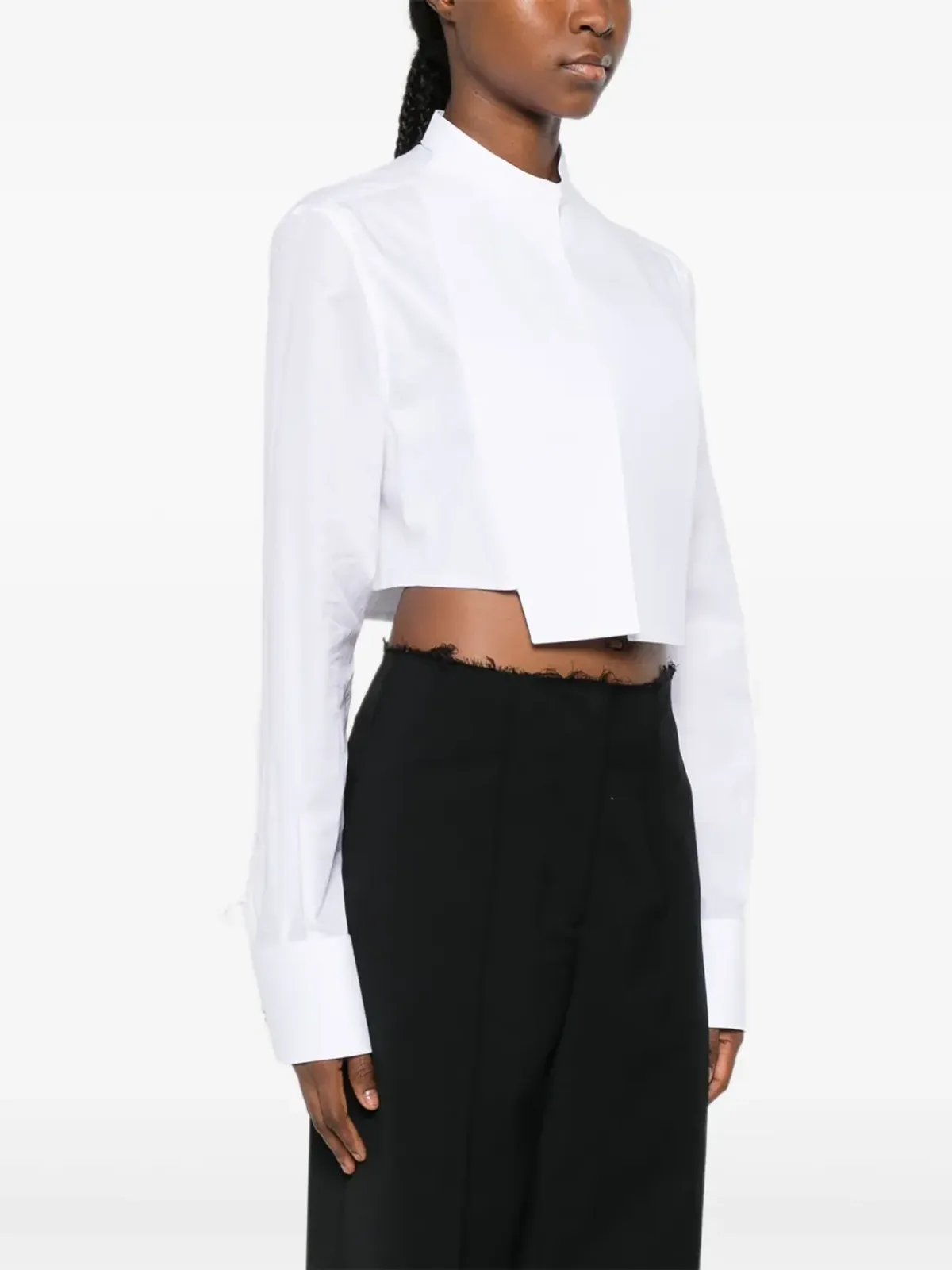 TOM FORD ビブクロップシャツ - 画像3