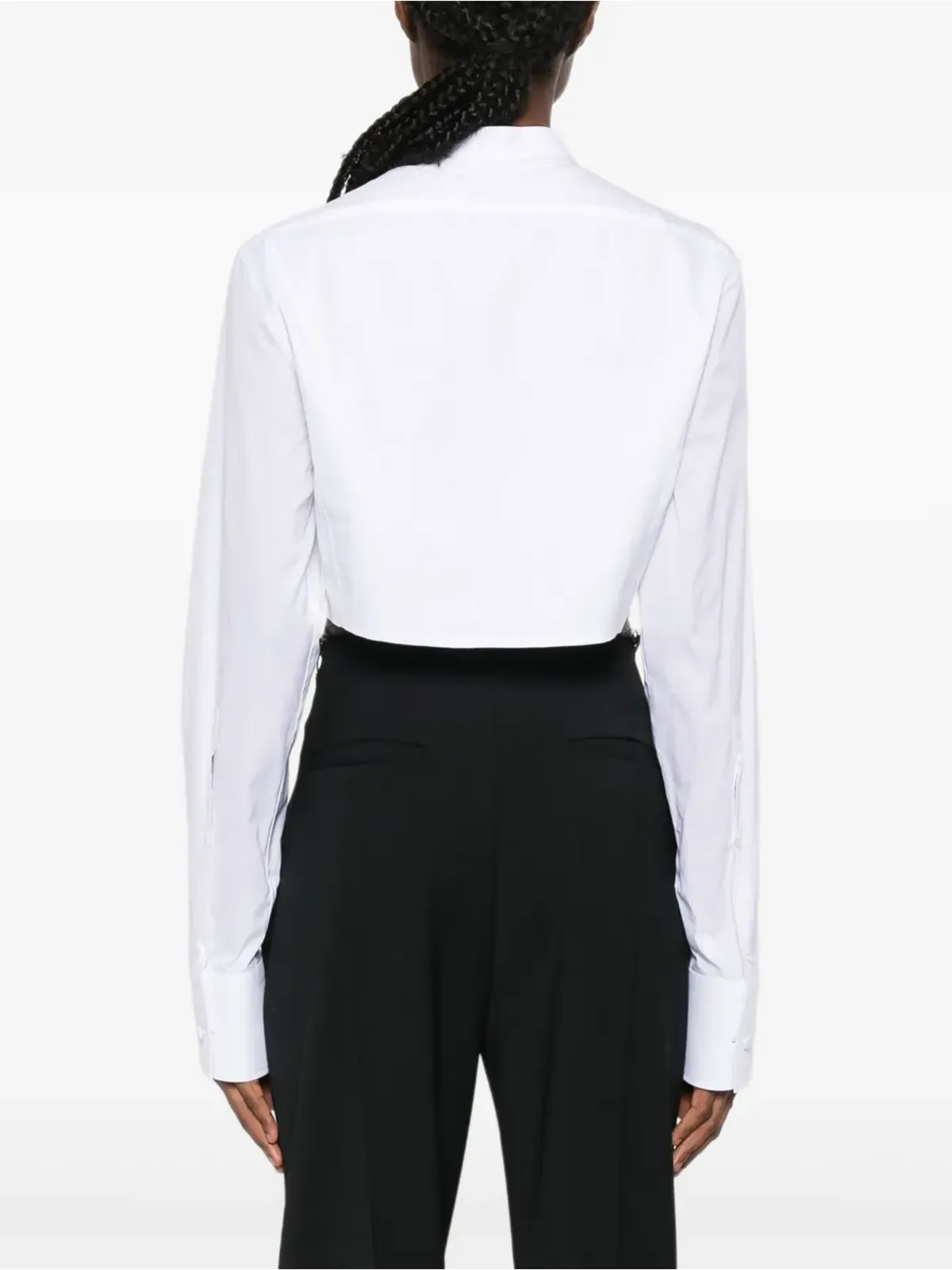 TOM FORD ビブクロップシャツ - 画像4