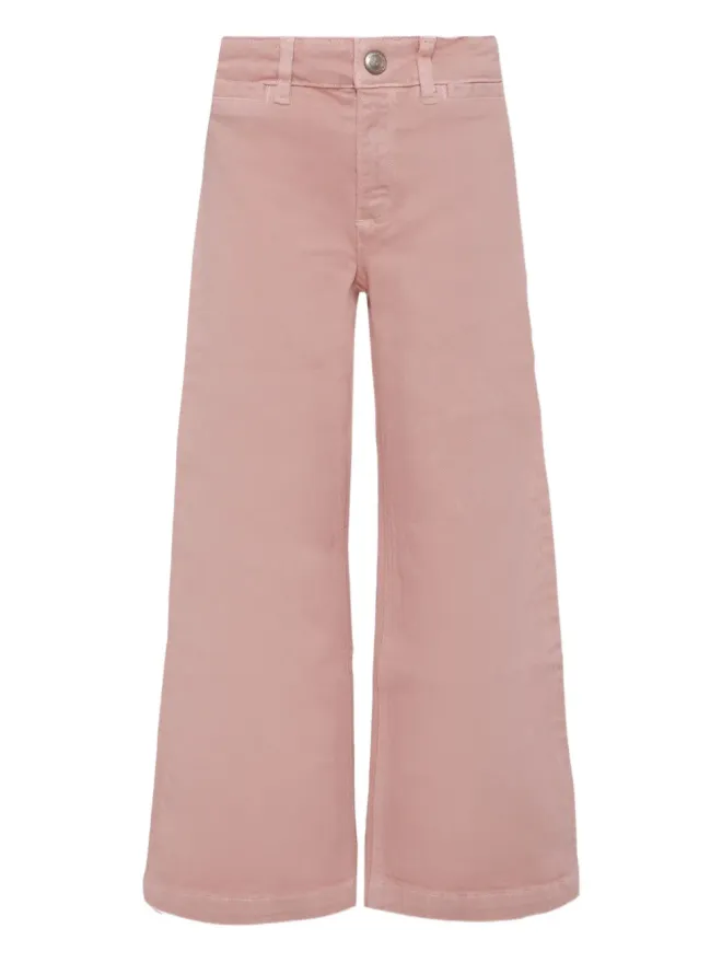 Bonpoint Bonpoint ロゴパッチジーンズ - ピンクの商品画像