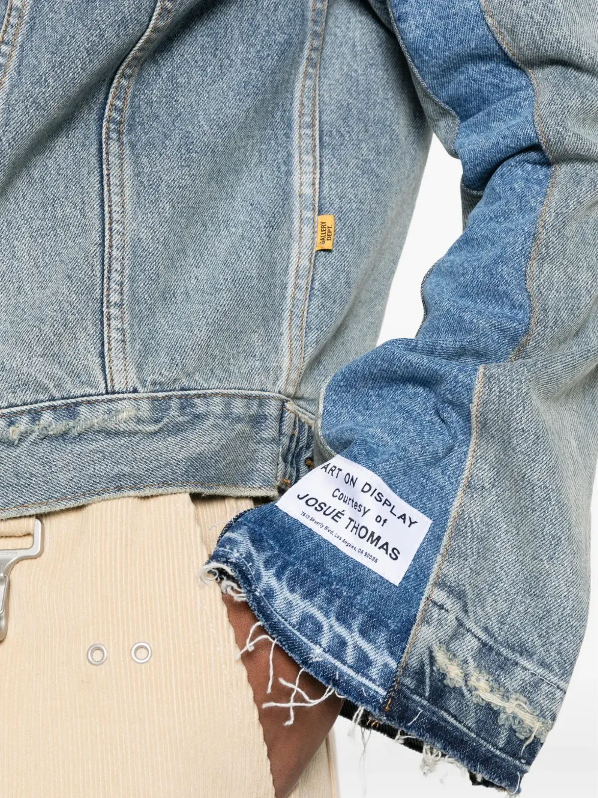 GALLERY DEPT. パッチワークデニムジャケット - 画像5