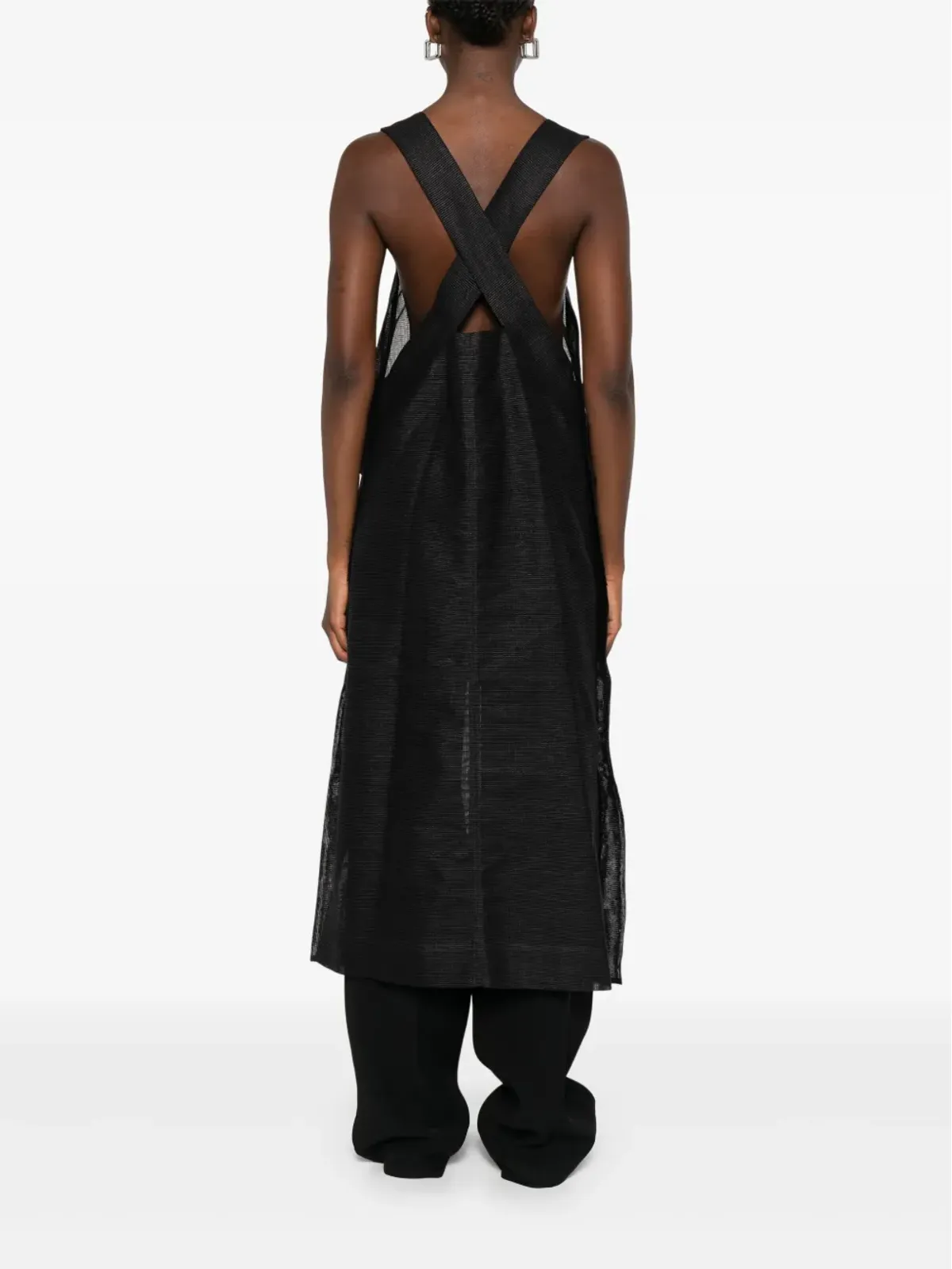 Issey Miyake ノースリーブ ミディドレス - 画像4