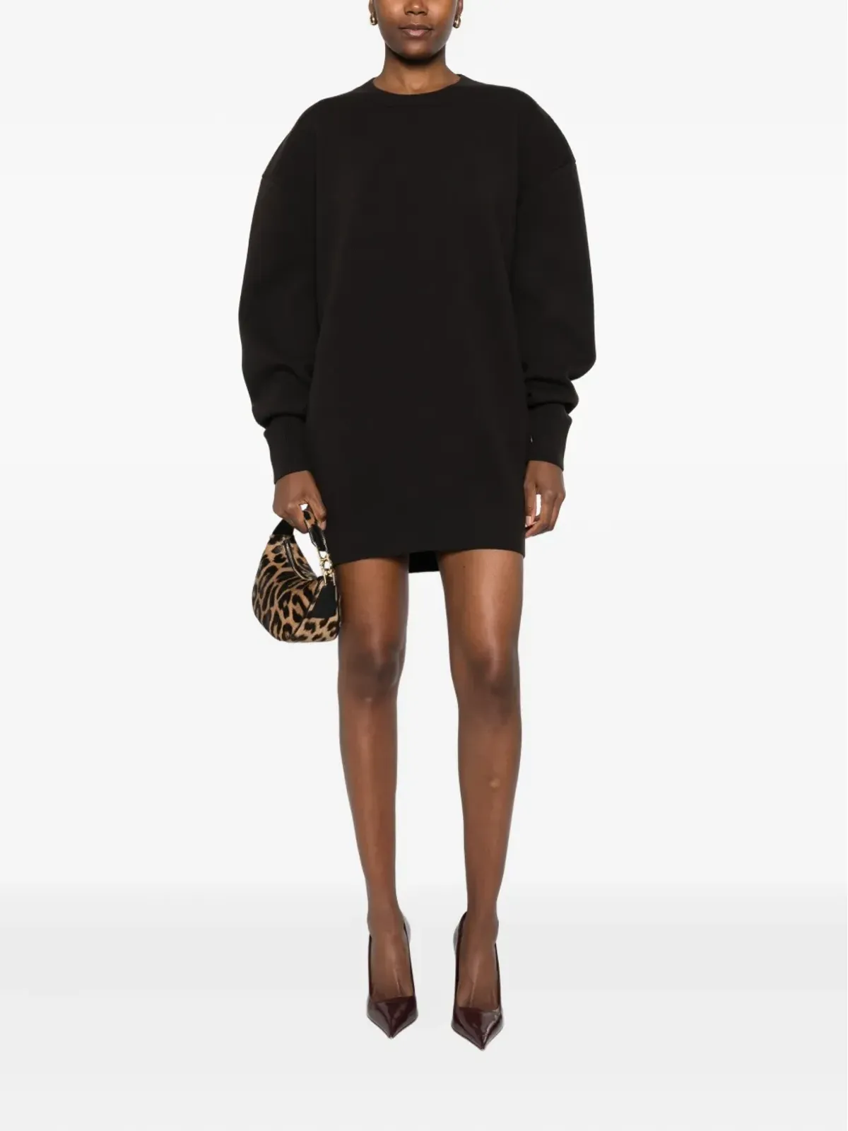 TOM FORD ラウンドネック ミニドレス - 画像2
