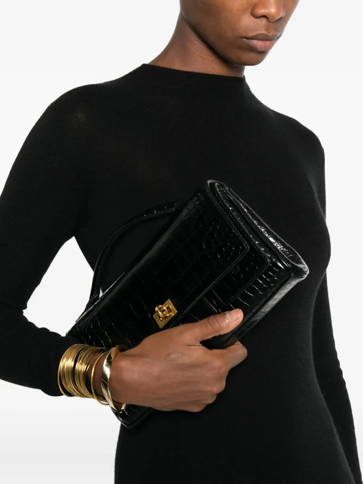 TOM FORD 長袖マキシドレス - 画像5
