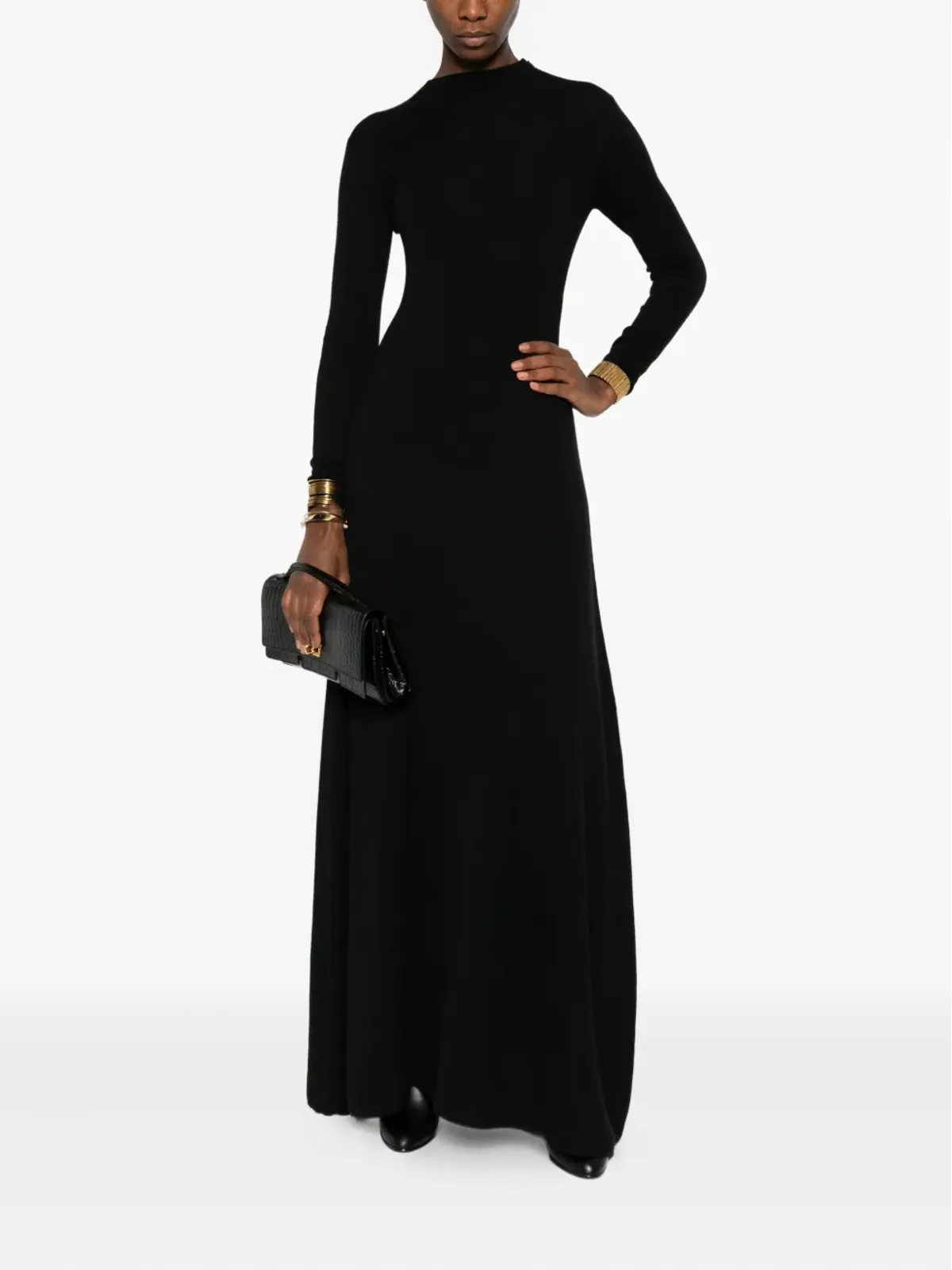 TOM FORD 長袖マキシドレス - 画像2
