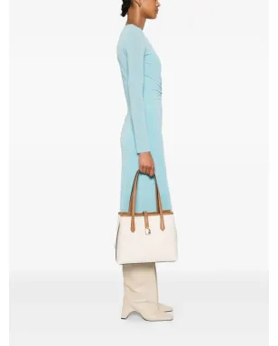 Karl Lagerfeld padlock leather-trimmed tote bag - サムネイル2