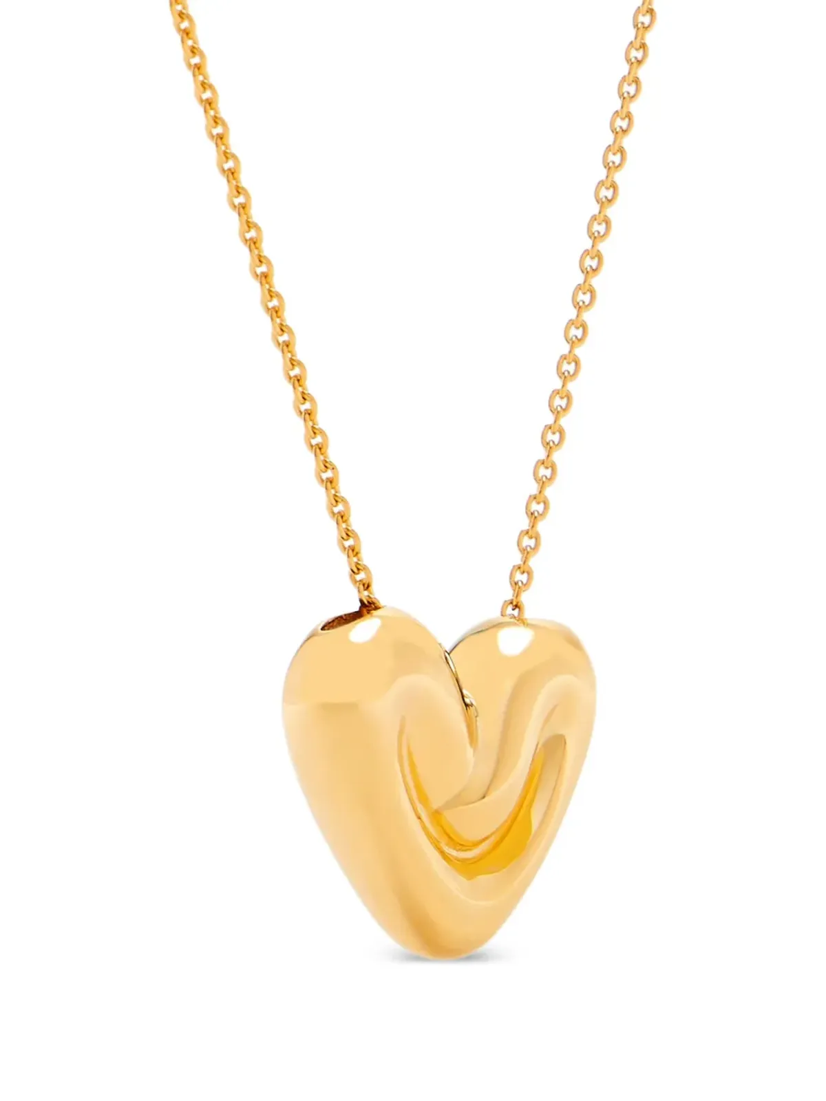 Missoma Puffy Heart ペンダントネックレス - Gold - 画像2