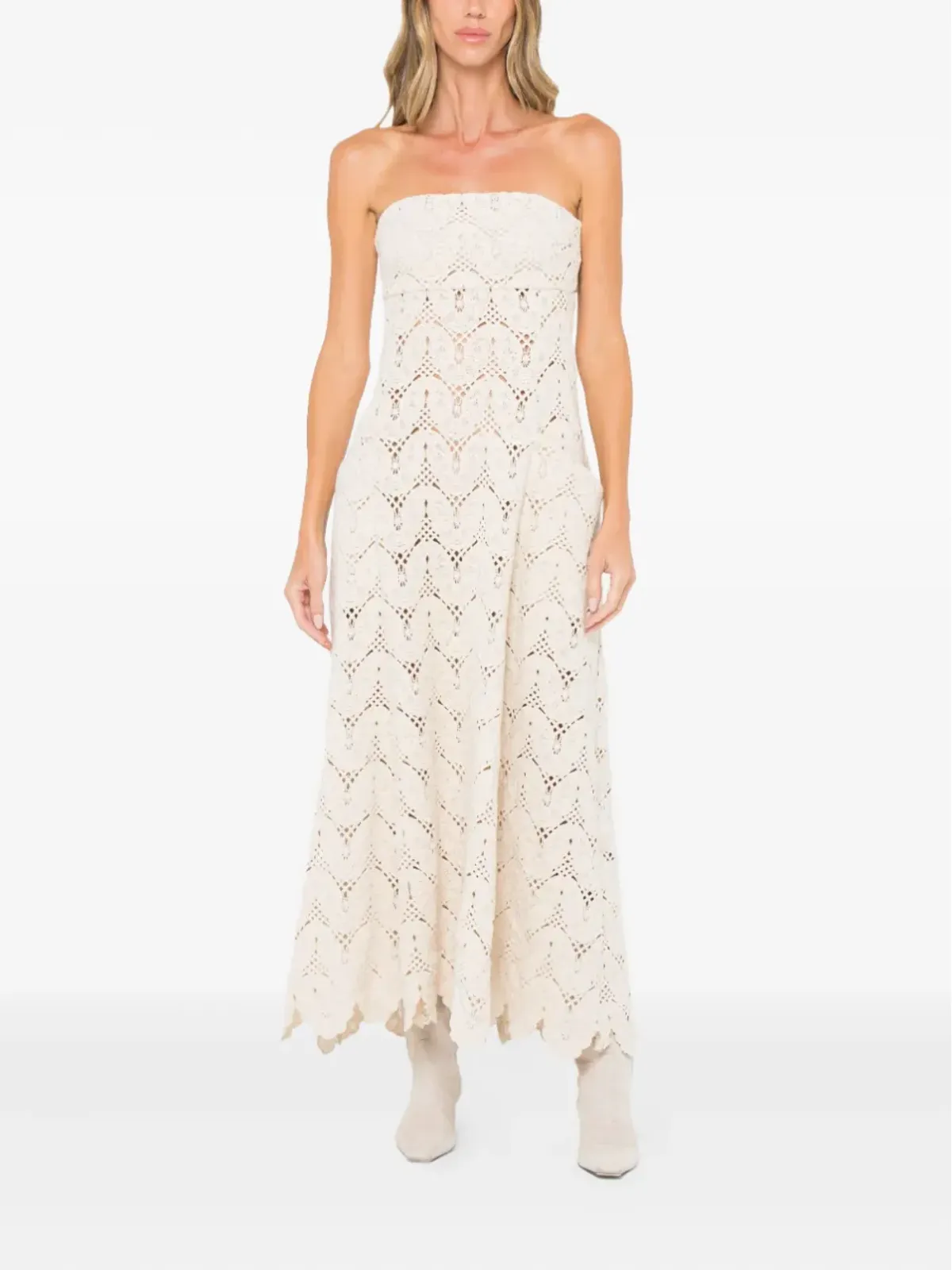JBQ Alegra dress - Neutrals - 画像2