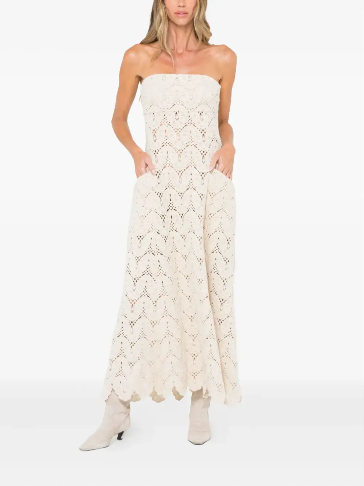 JBQ Alegra dress - Neutrals - 画像3
