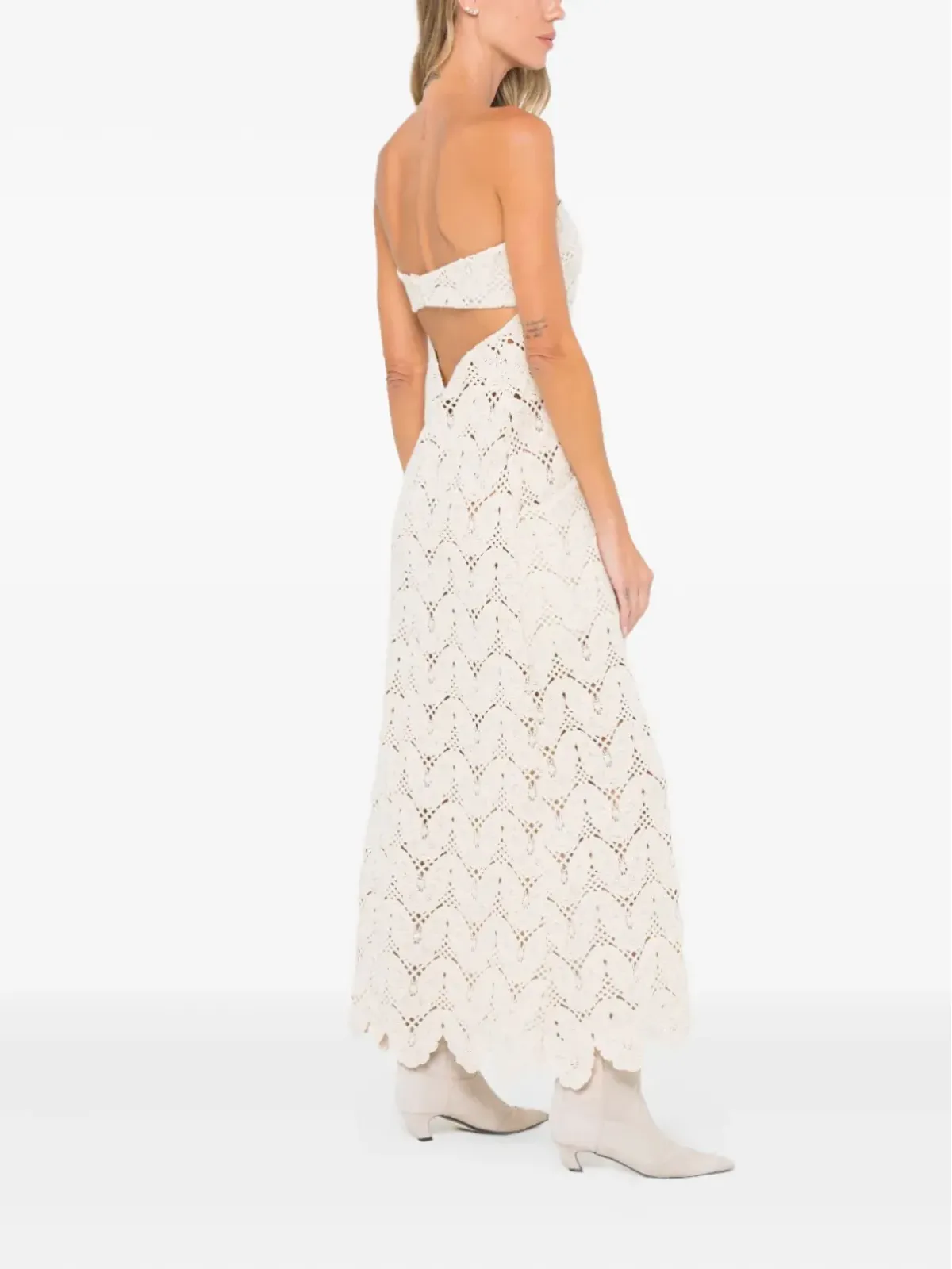 JBQ Alegra dress - Neutrals - 画像4