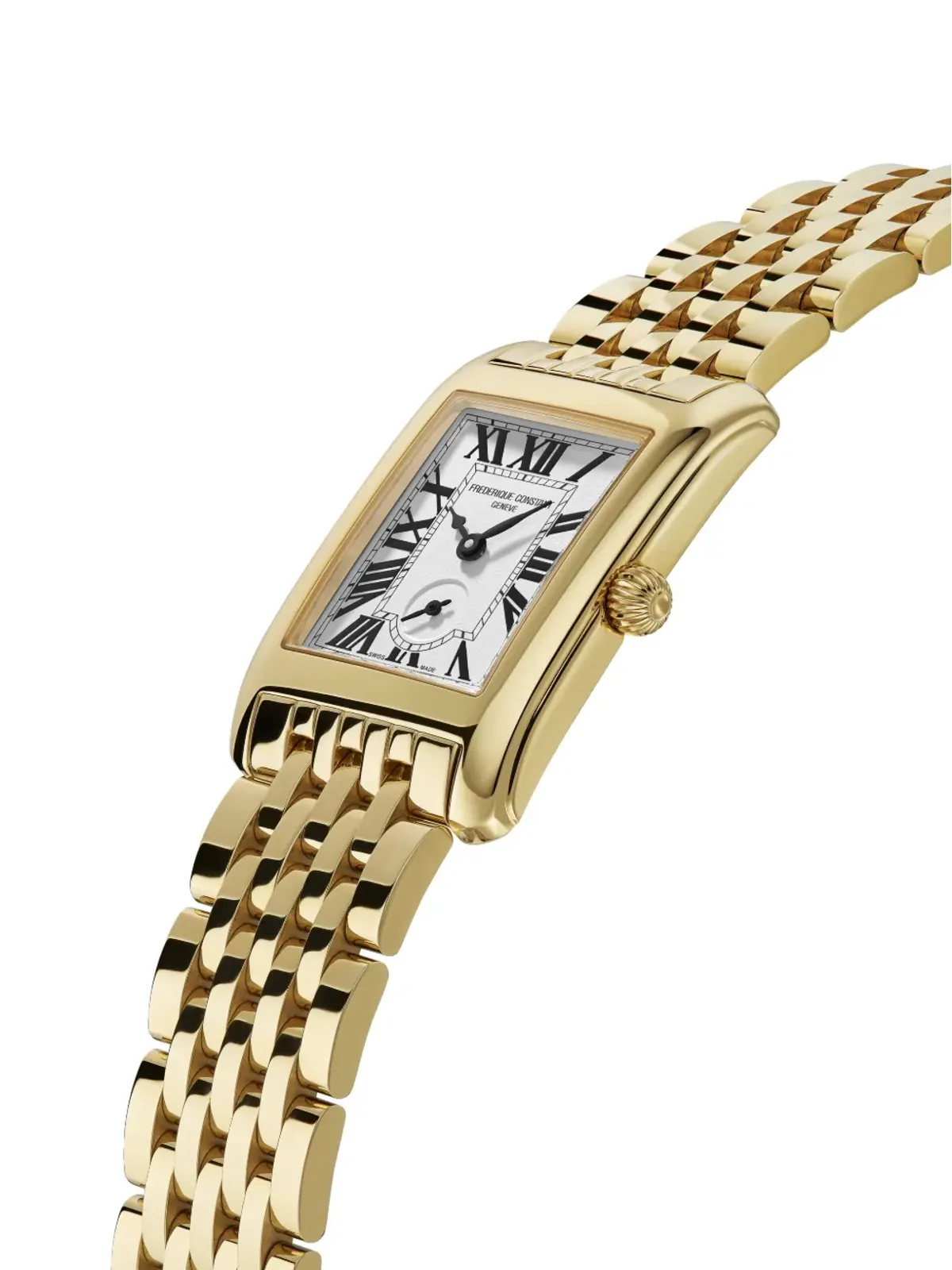 Frederique Constant スクエア・スモールセコンド 36mm ホワイト - 画像3