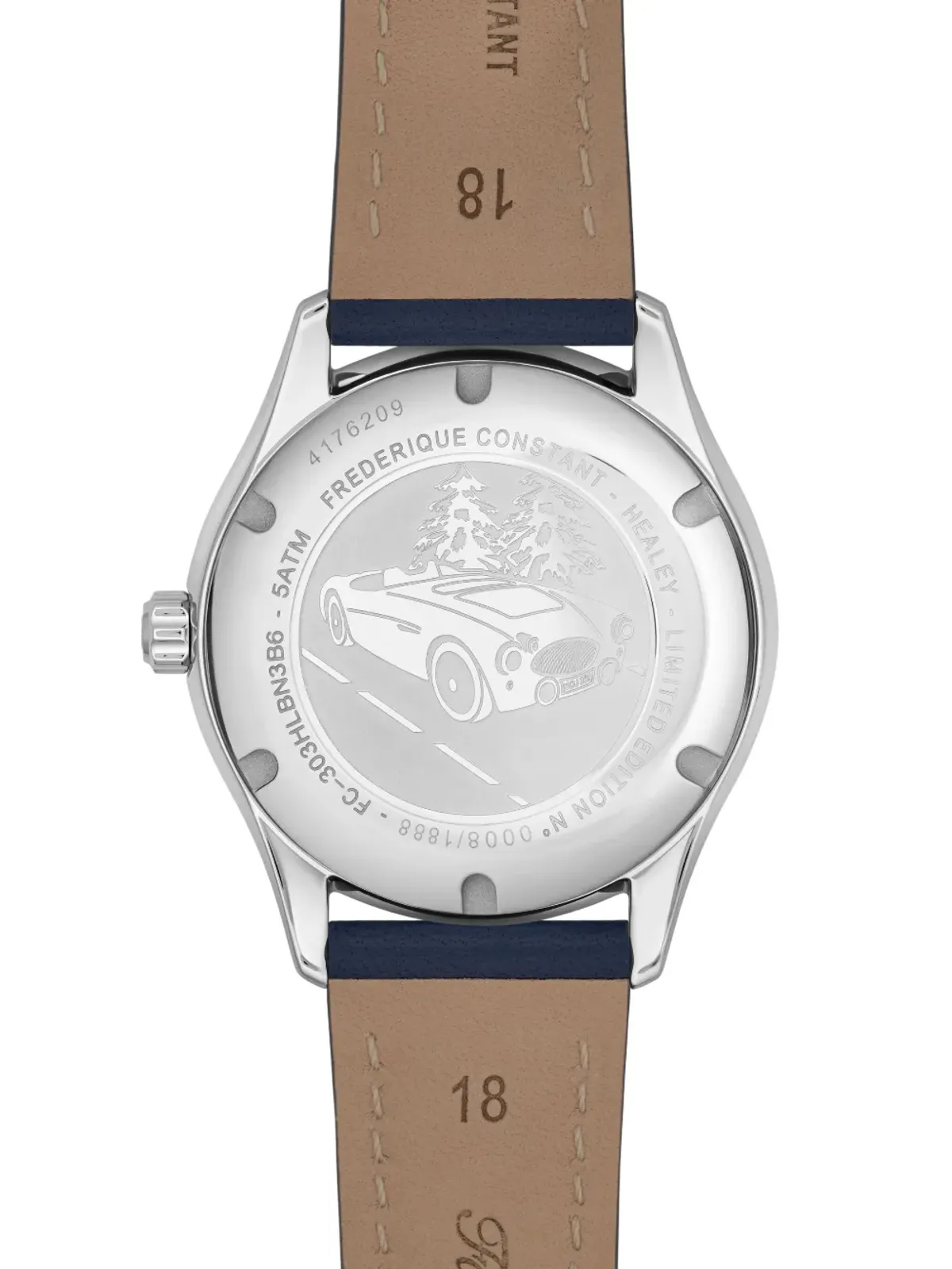 Frederique Constant Rally Healey ブルー - 画像3