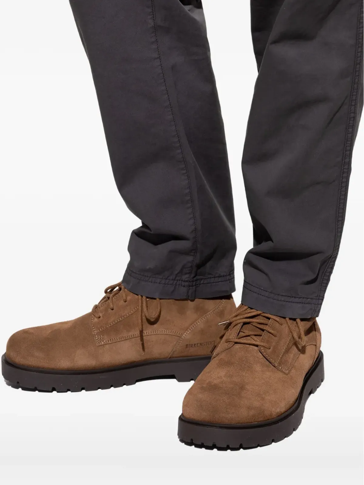 Birkenstock ハイウッド スエード レースアップ アンクルブーツ（ブラウン） - 画像5
