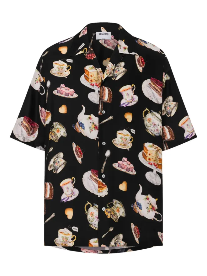 Moschino Moschino プリントシルクシャツの商品画像