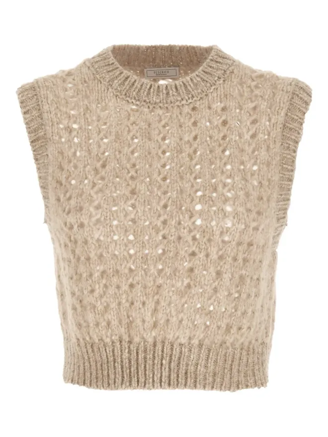 Peserico Peserico オープンニットベストの商品画像