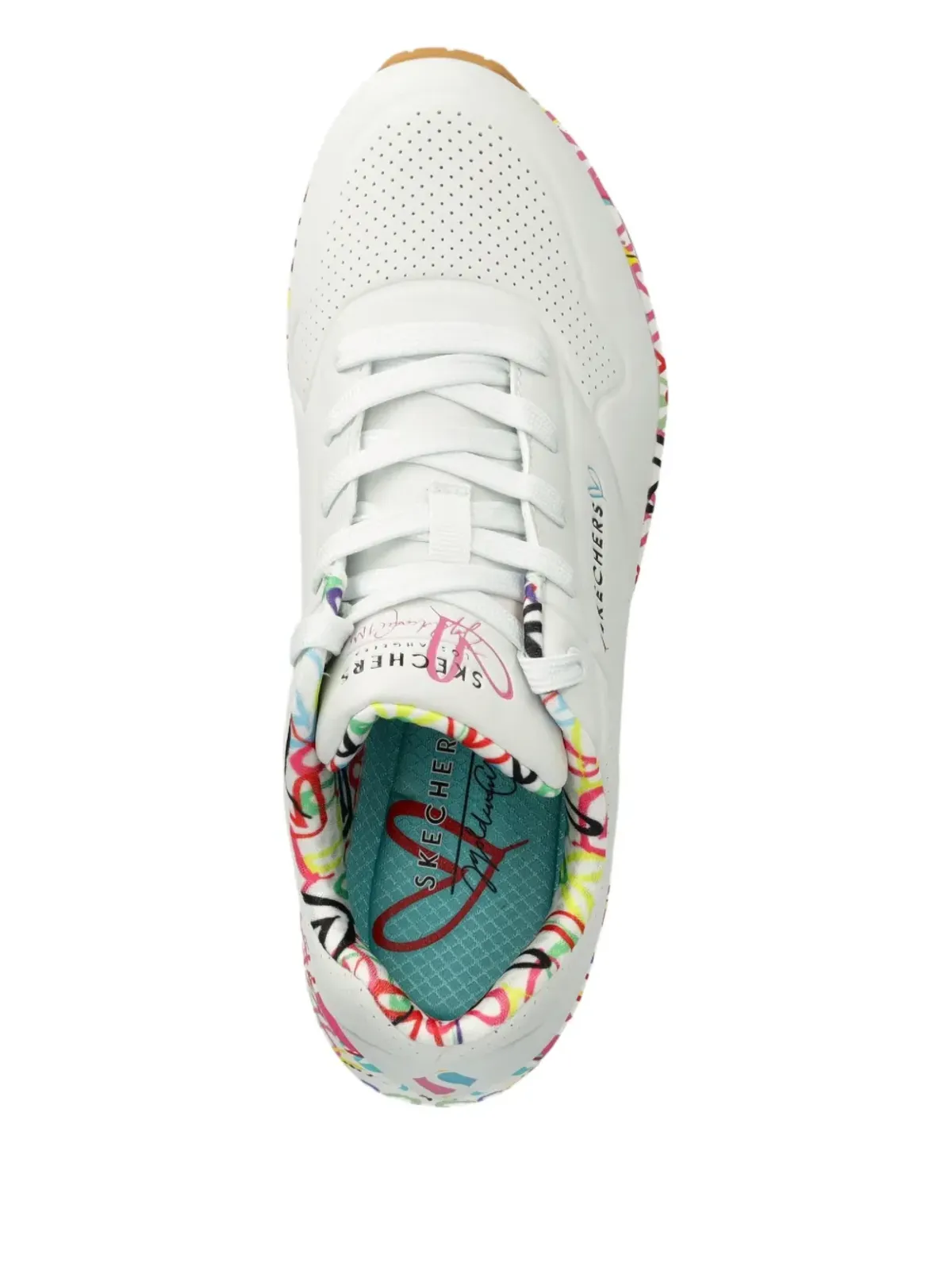 Skechers x JGoldcrown Uno Loving Love ハート柄スニーカー - 画像4