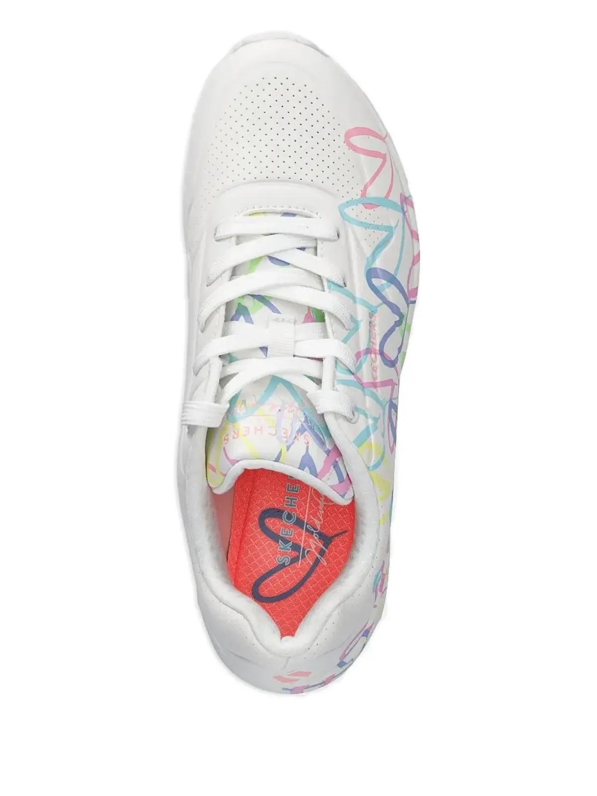 Skechers ハート柄スニーカー - 画像2