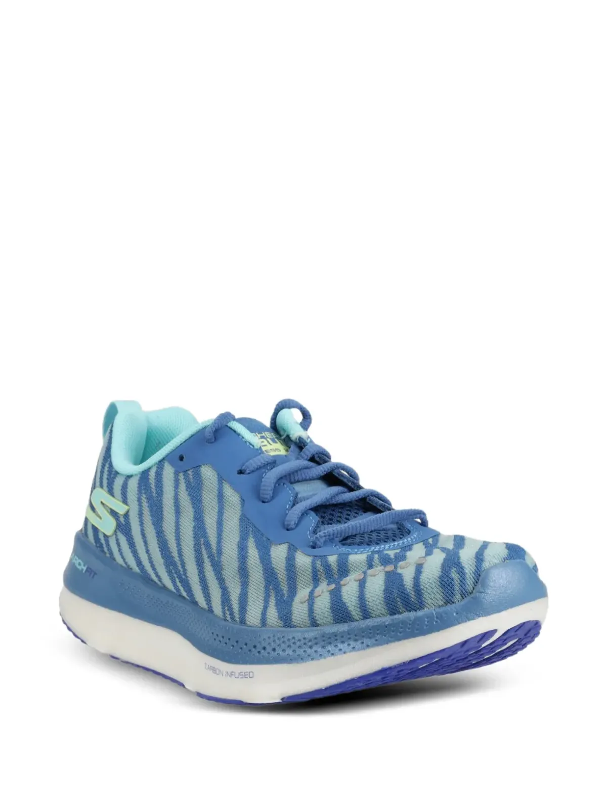 Skechers Go Run Razor Excess 2 ゼブラ柄スニーカー - 画像2