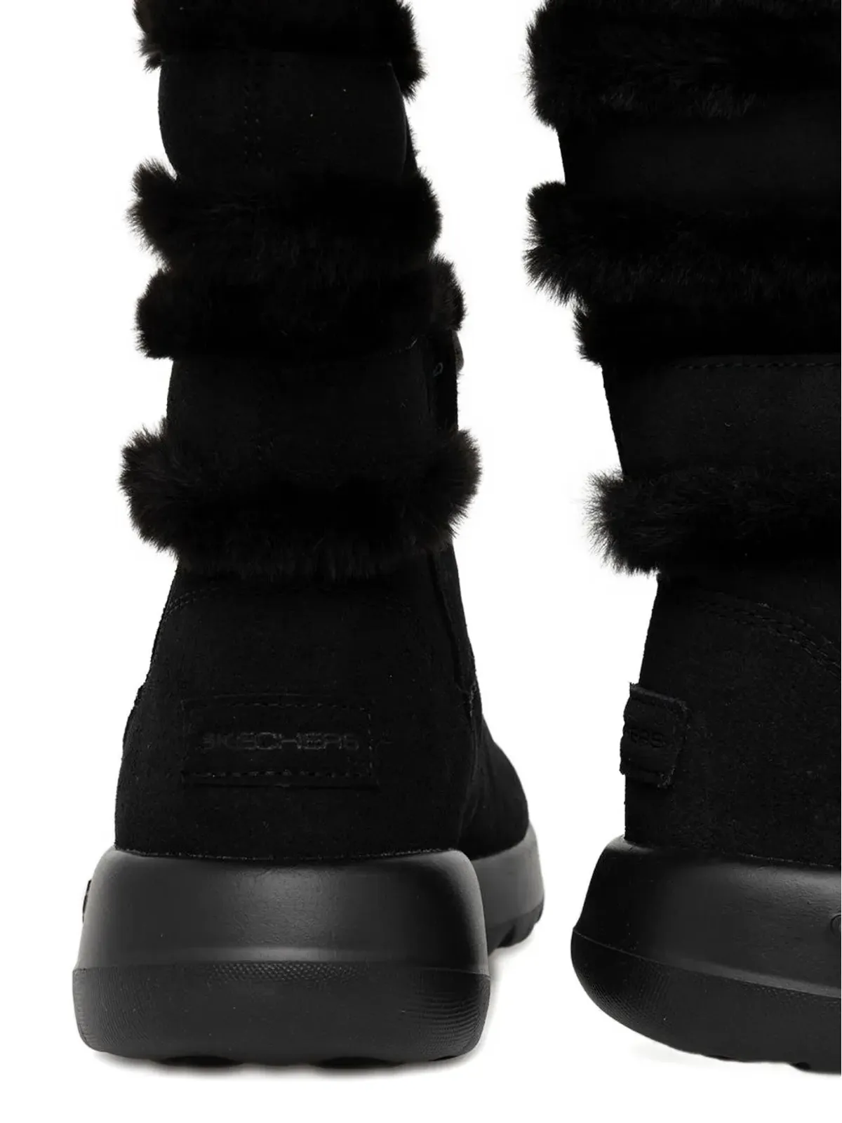 Skechers レースアップ ブーツ（フェイクファー トリム） - 画像2