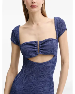 PARAMIDONNA Frida テクスチャード カットアウト ミニドレス - サムネイル3