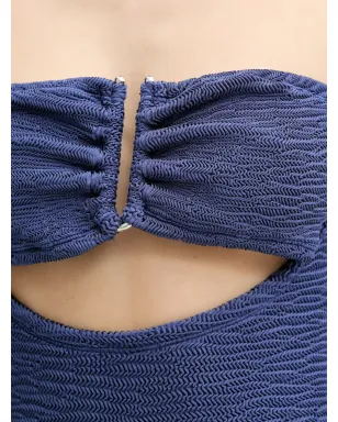 PARAMIDONNA Frida テクスチャード カットアウト ミニドレス - サムネイル4