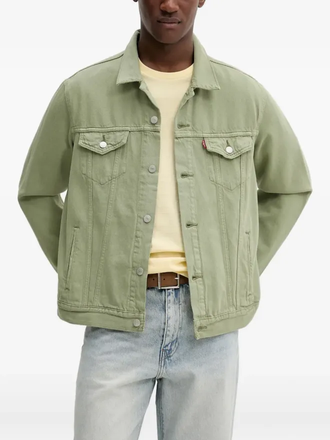 LEVI'S Levi's ボタン留め デニムジャケット グリーンの商品画像