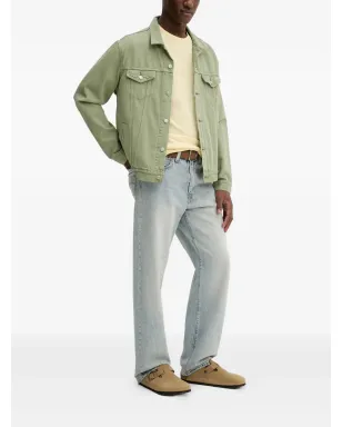 Levi's ボタン留め デニムジャケット グリーン - サムネイル2