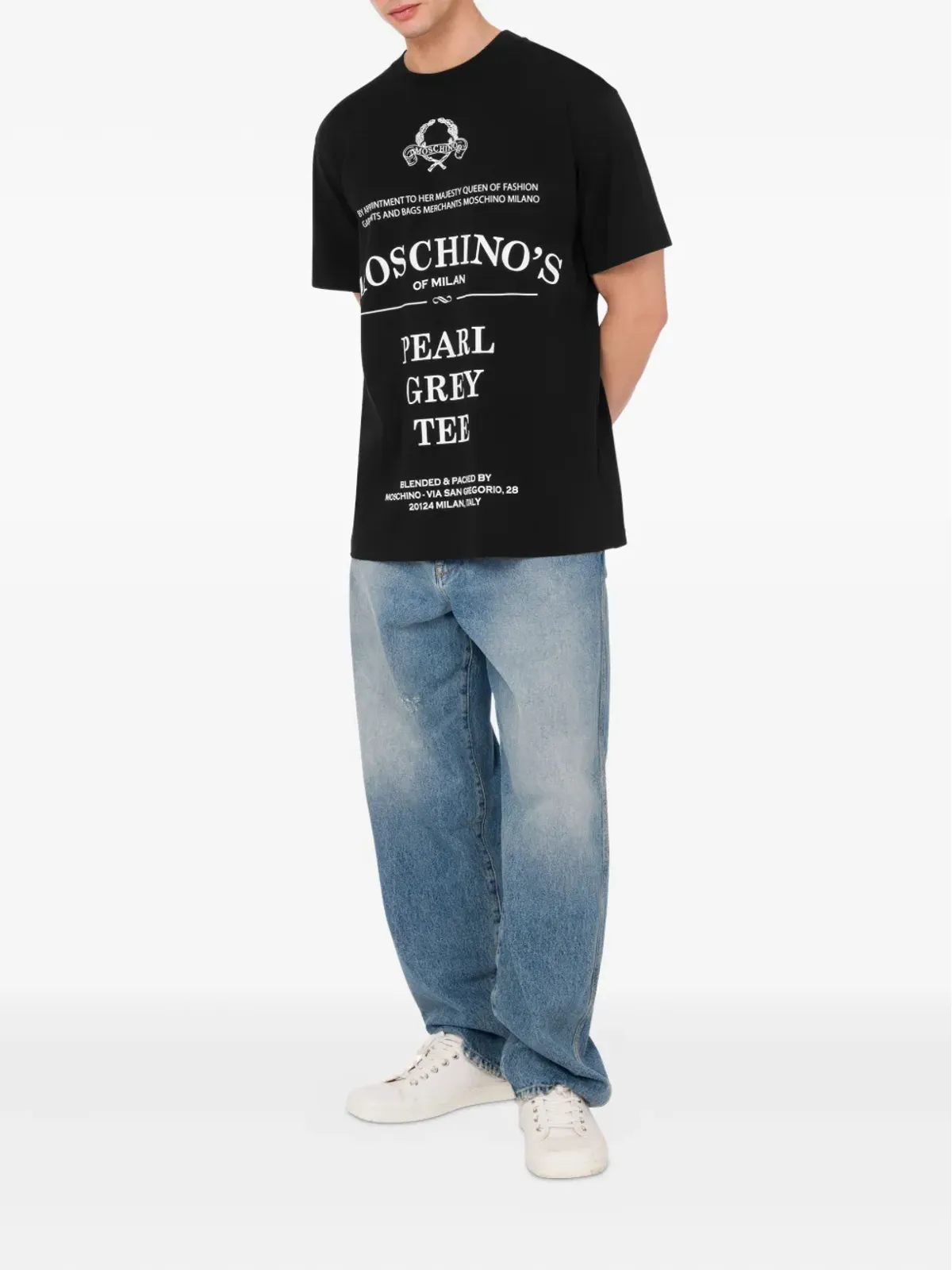 Moschino テキストプリント Tシャツ - ブラック - 画像2