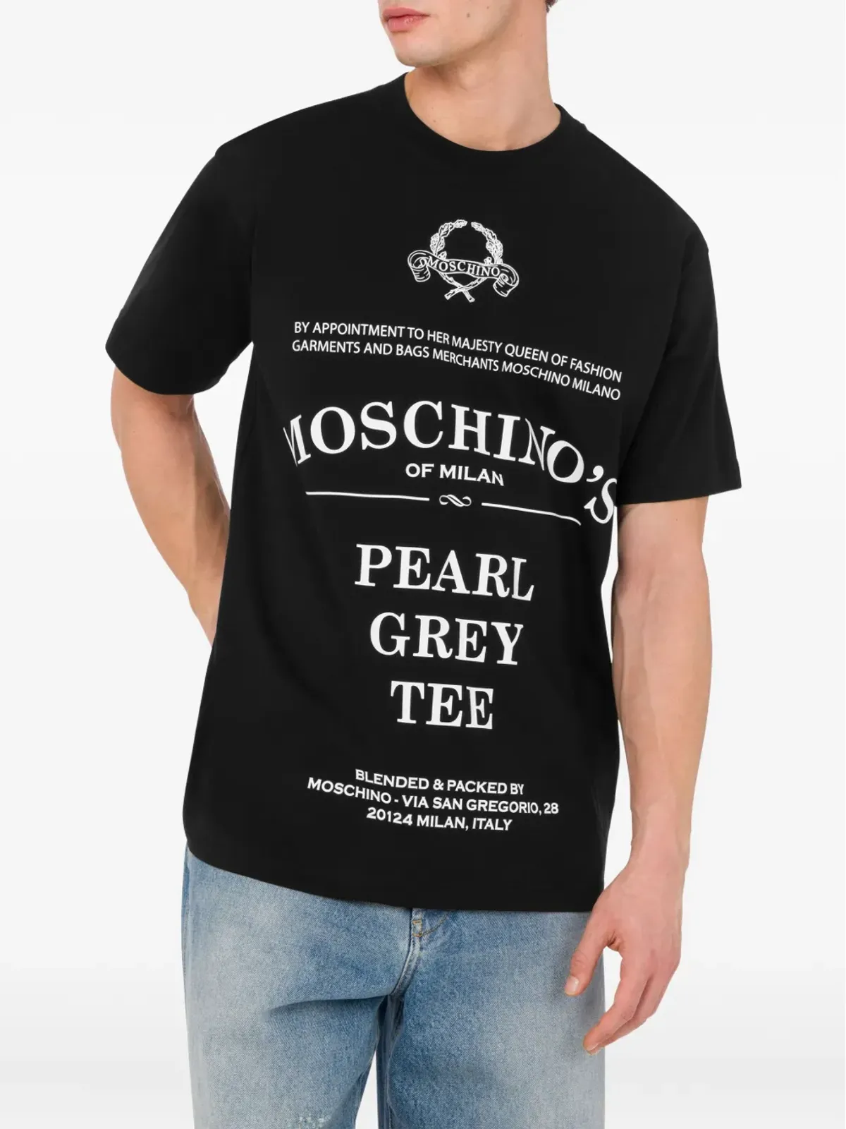 Moschino テキストプリント Tシャツ - ブラック - 画像3