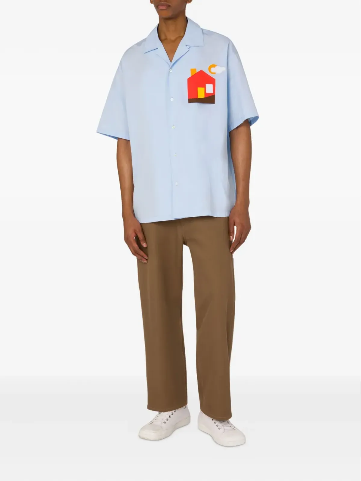 Moschino コットンシャツ ブルー - 画像2