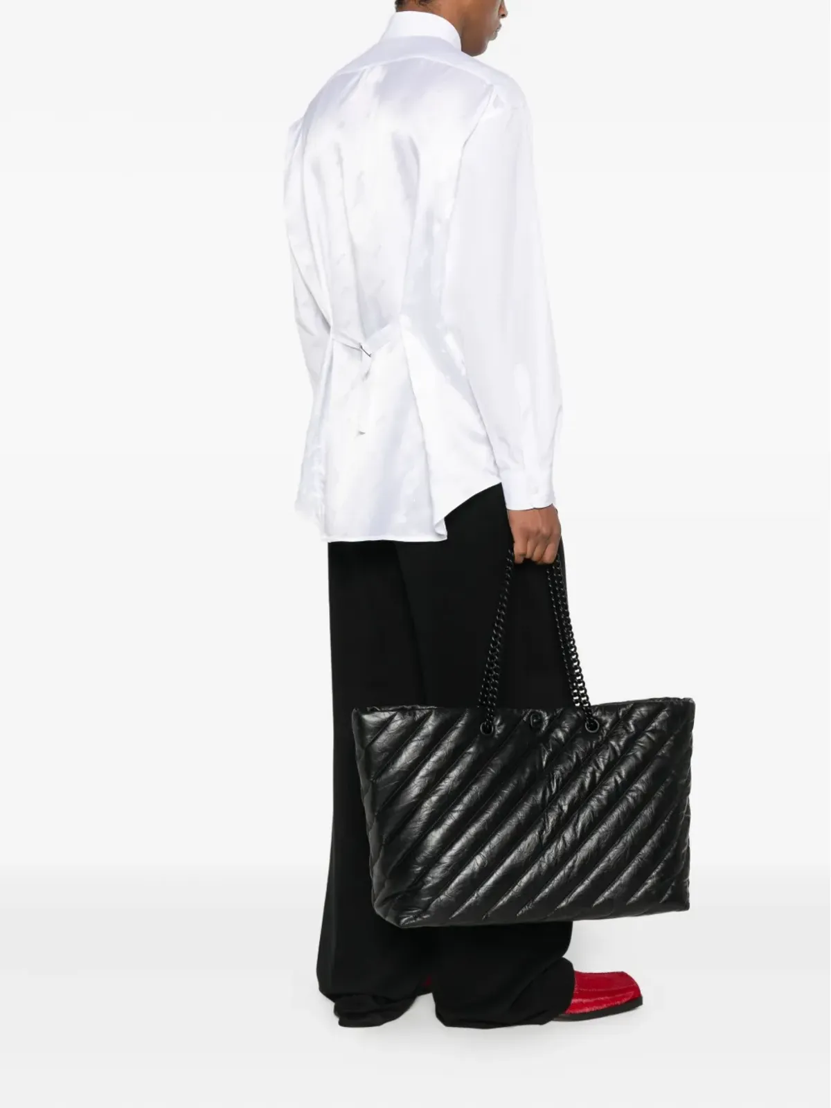 Moschino マルティゲール コットンシャツ - White - 画像2