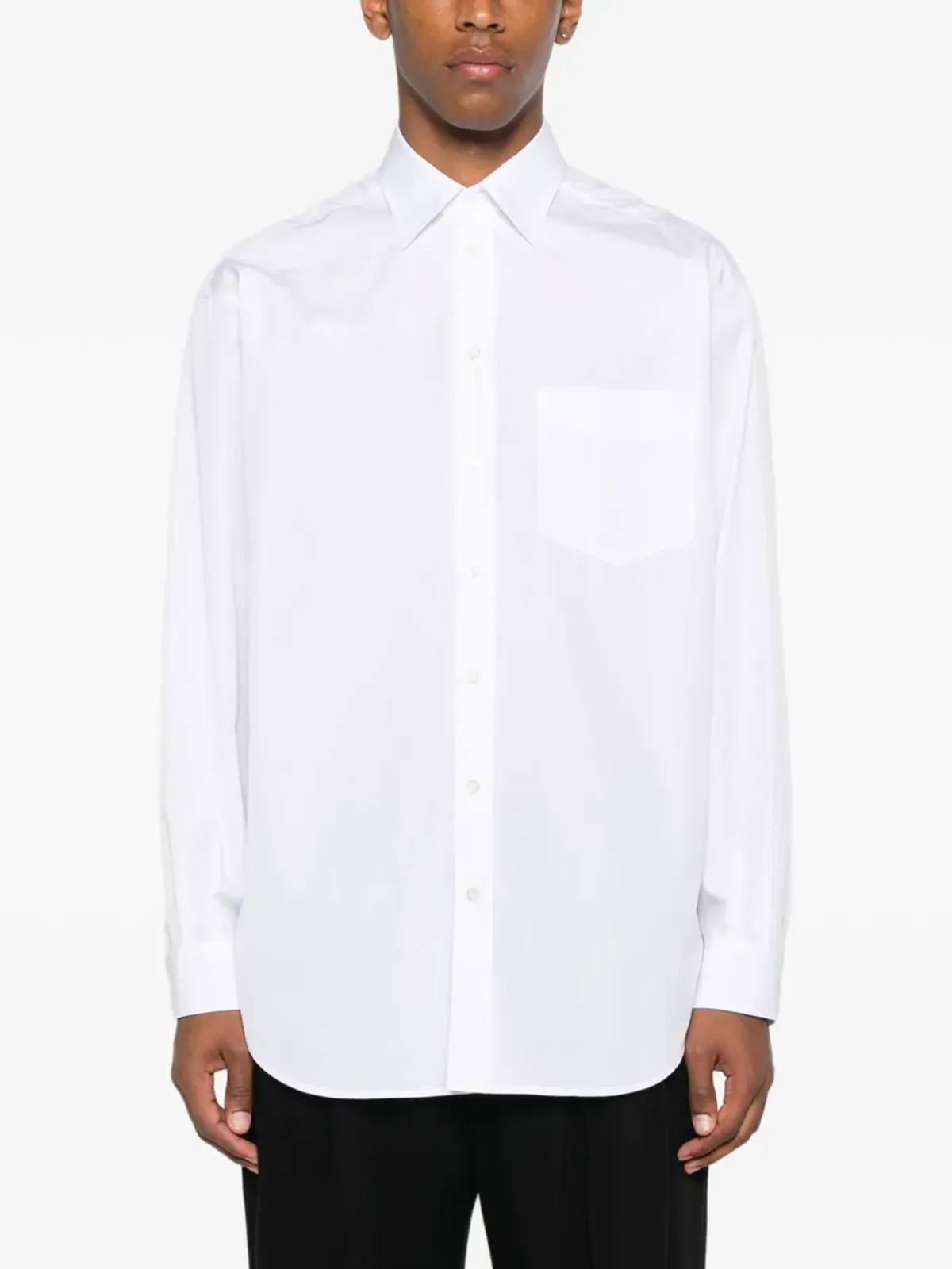 Moschino マルティゲール コットンシャツ - White - 画像3