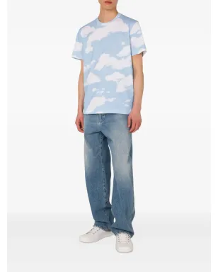 Moschino クラウドプリントTシャツ - ブルー - サムネイル2