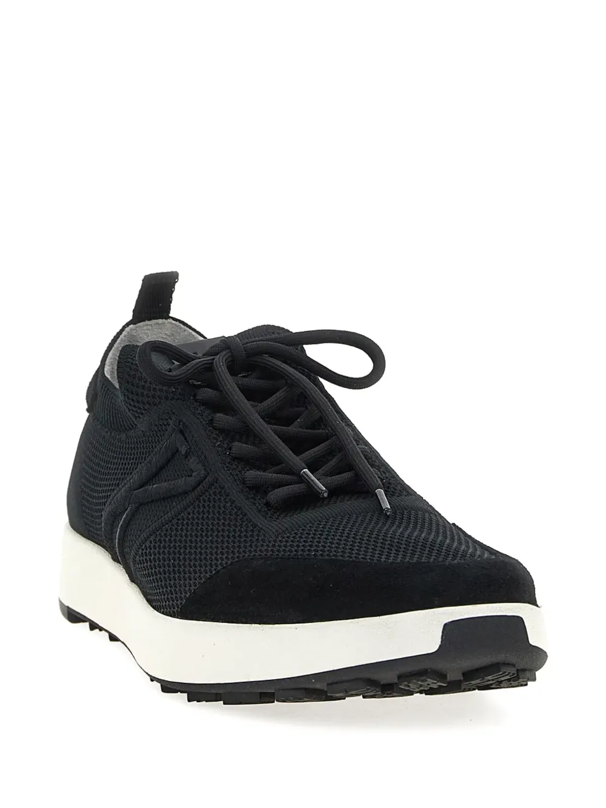 Kiton メッシュパネルドレースアップスニーカー - 画像2