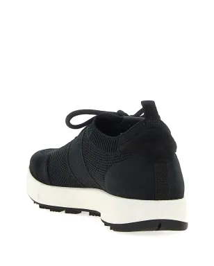 Kiton メッシュパネルドレースアップスニーカー - サムネイル4