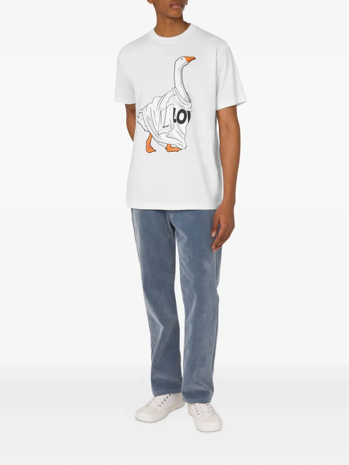 Moschino ガチョウプリントTシャツ - 画像2