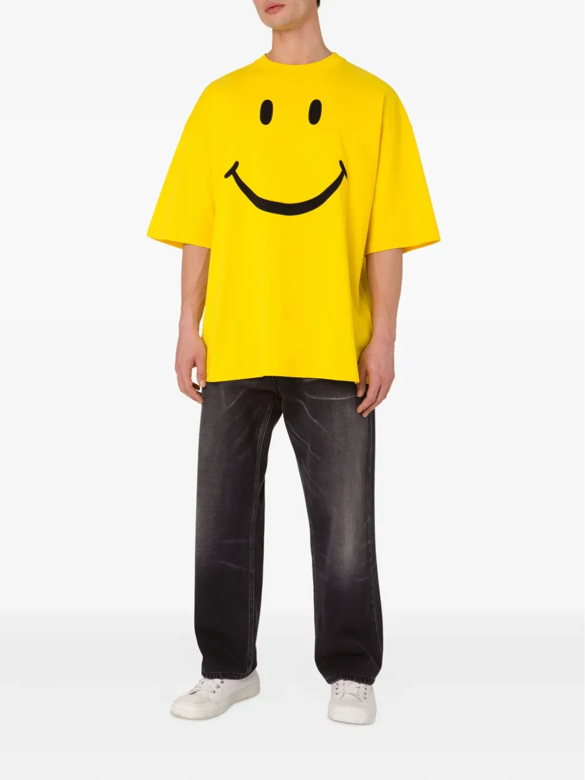 Moschino x Smiley® オーガニックコットン Tシャツ - イエロー - 画像2