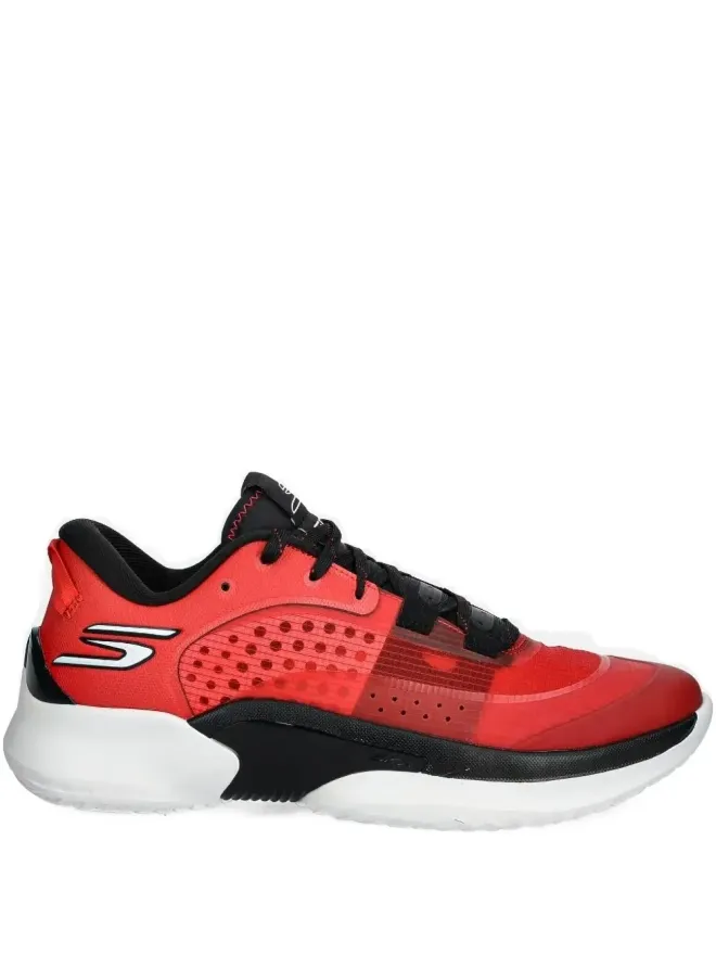 Skechers Skechers パンチングディテールスニーカー レッドの商品画像