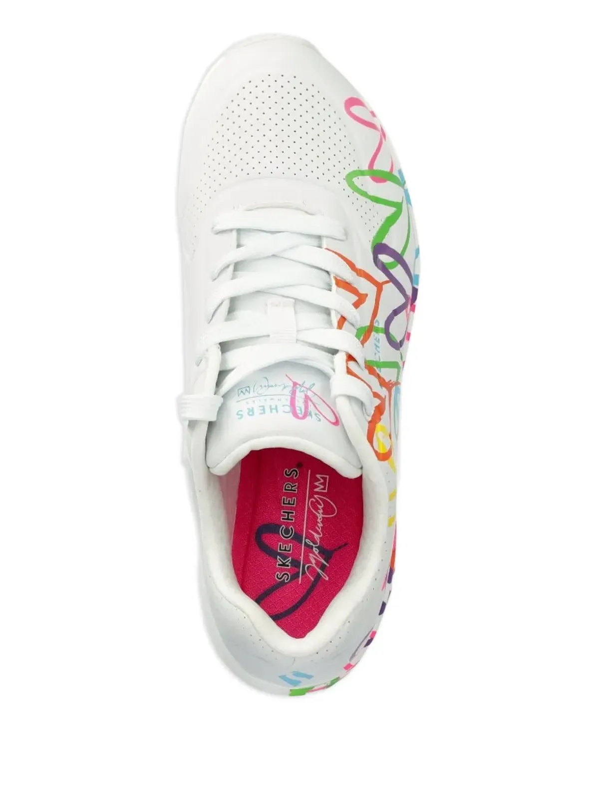 Skechers x JGoldcrown UNO - Highlight Love レースアップスニーカー - ホワイト - 画像4