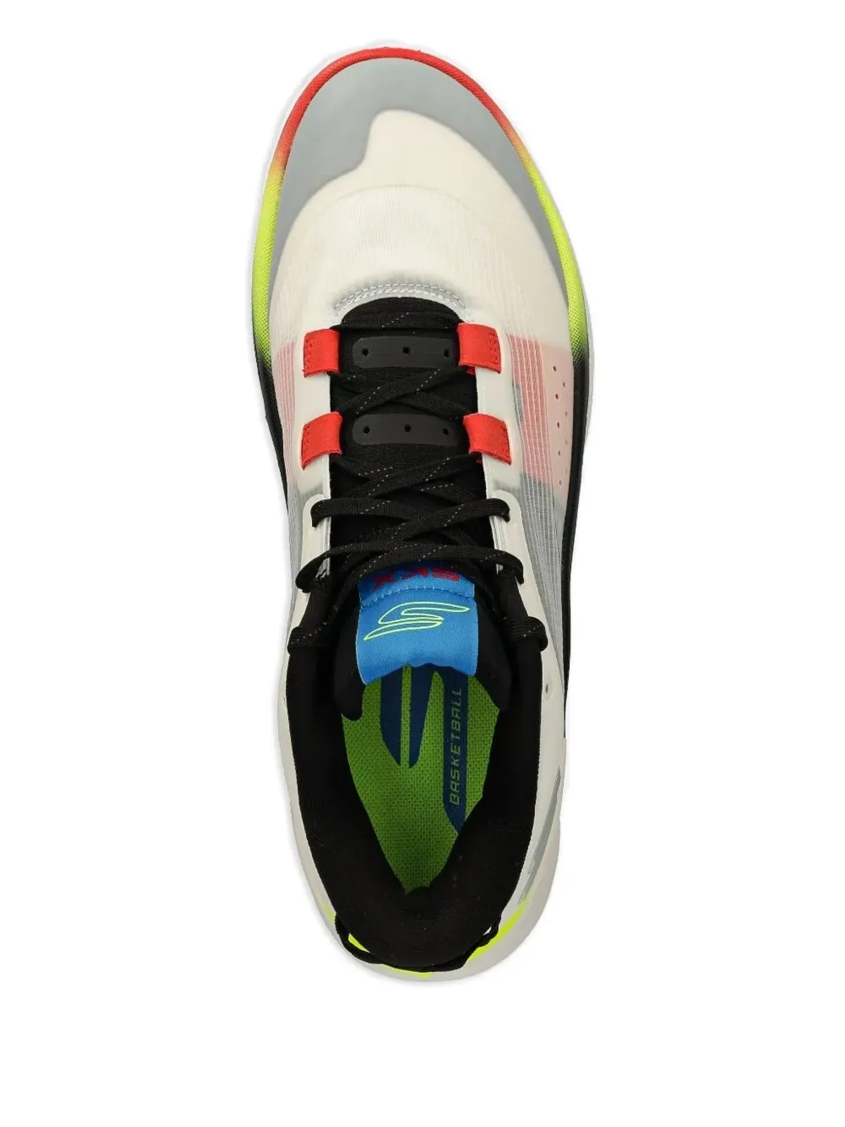 Skechers パネルデザイン レースアップスニーカー - ホワイト - 画像2