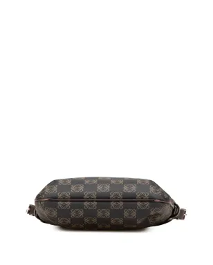 Loewe Vintage 2007 Anagram コーティッドキャンバス クロスボディバッグ - ブラウン - サムネイル4