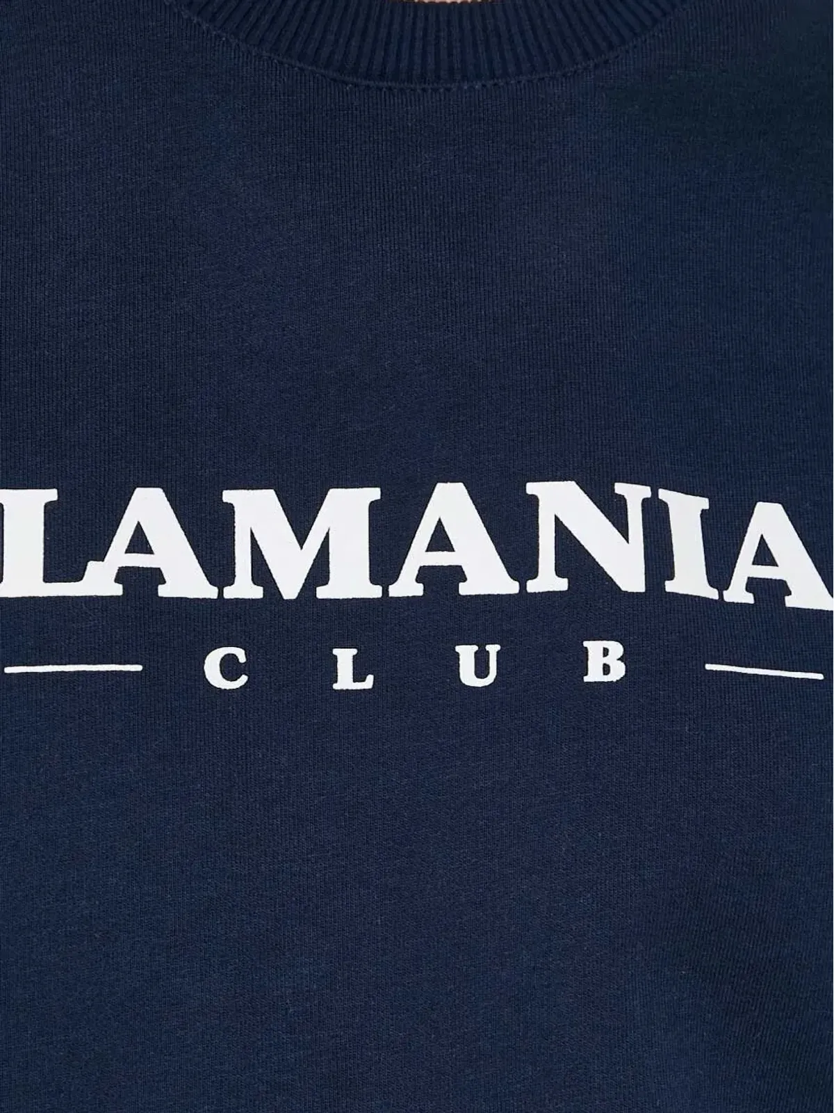 La Mania ロゴプリント長袖スウェットシャツ - 画像3