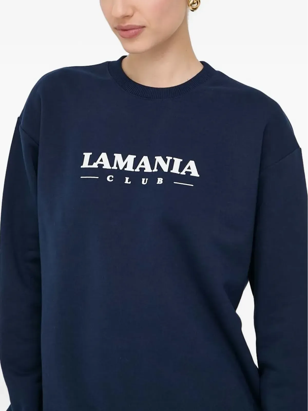 La Mania ロゴプリント長袖スウェットシャツ - 画像4