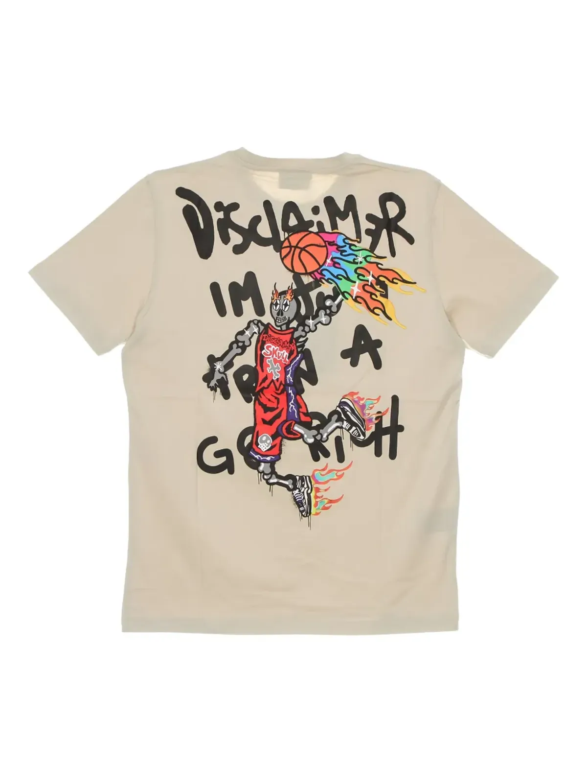 DISCLAIMER グラフィックプリントTシャツ - 画像2